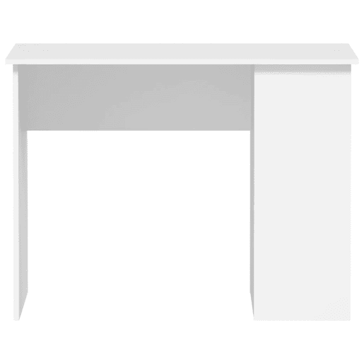 Secretária Escrivaninha de computador - 100x55x75 cm derivados de madeira branco
