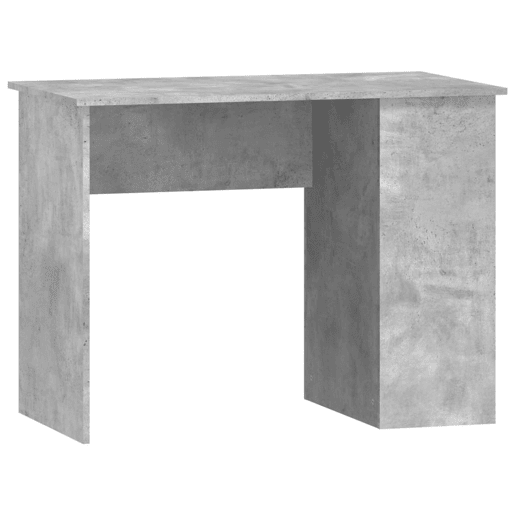 Secretária Escrivaninha de computador - 100x55x75 cm derivados de madeira cinzento cimento