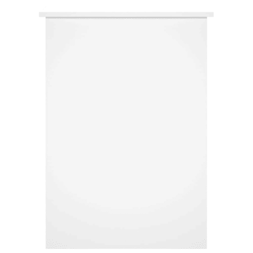 Secretária Escrivaninha de computador - 100x55x75 cm derivados de madeira branco brilhante
