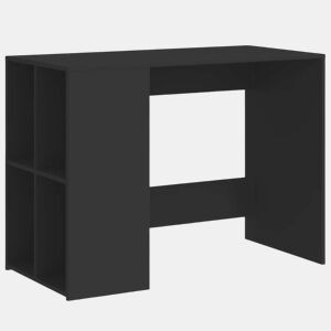 Secretária Escrivaninha de computador - 102x50x75 cm derivados de madeira preto