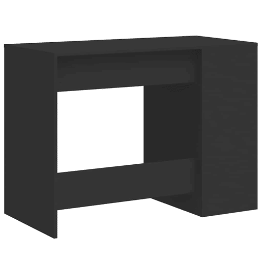 Secretária Escrivaninha de computador - 102x50x75 cm derivados de madeira preto