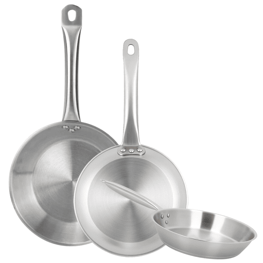 Conjunto de 3 frigideiras Well Home, próprias para indução e antiaderentes