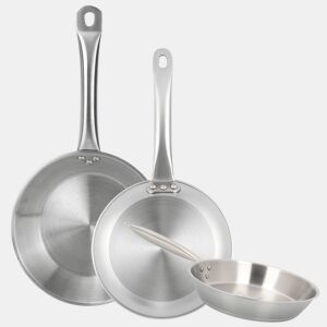 Conjunto de 3 frigideiras Well Home, próprias para indução e antiaderentes