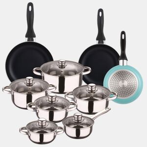 Conjunto de panelas Well Home de 12 peças + 3 panelas