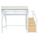 Cama alta para niños 145x255 Cama alta para niños 145x255 Blanco