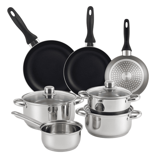 Conjunto de panelas Well Home 7 peças + 3 panelas Conjunto de panelas Well Home 7 peças + 3 panelas