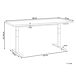 Beliani Escritorio regulable Destines 180x72 Beliani Escritorio regulable Destines 180x72 Marrón Claro