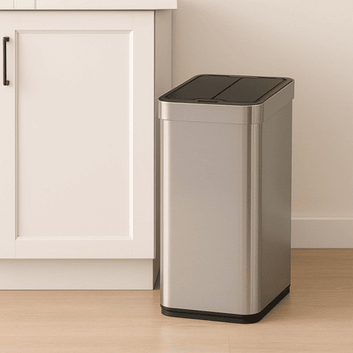 Bem-vindo à casa com sensor automático de abertura de asa de lixo Bem-vindo à casa com sensor automático de abertura de asa de lixo