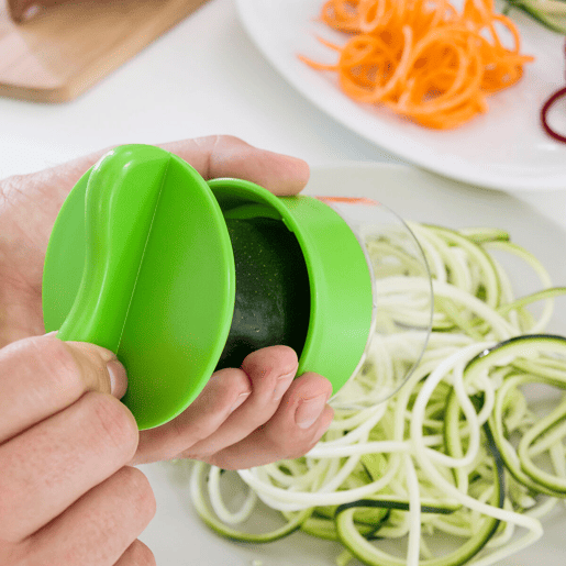Pack Cortador de Verduras em Espiral e Mandolina-Ralador Dobrável 6 em 1 InnovaGoods