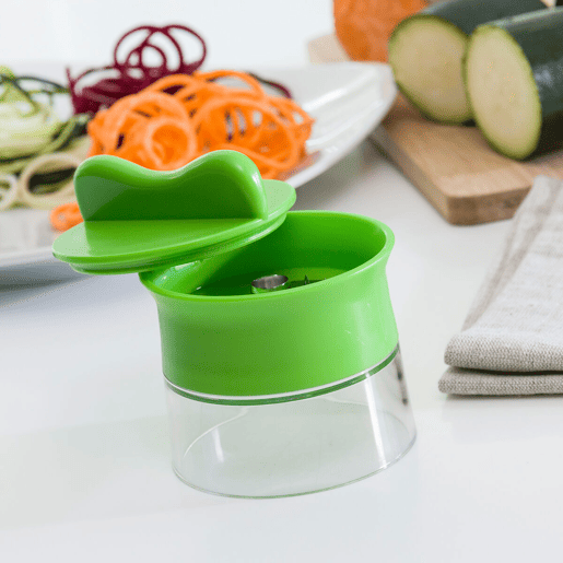 Pack Cortador de Verduras em Espiral e Mandolina-Ralador Dobrável 6 em 1 InnovaGoods