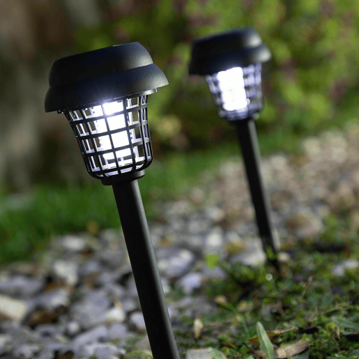 Lâmpada Solar Antimosquitos para Jardim InnovaGoods 4 Unidades