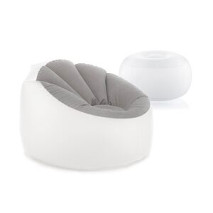 Pack Poltrona Insuflável com LED Multicolor e Assento Insuflável com LED Multicolor e Controlo Remoto InnovaGoods