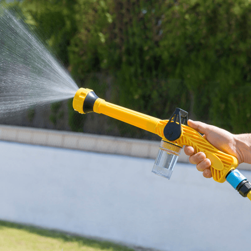 Pack Pistola de Água de Alta Pressão 8 em 1 com Tanque e Mangueira de Jardim Extensível InnovaGoods