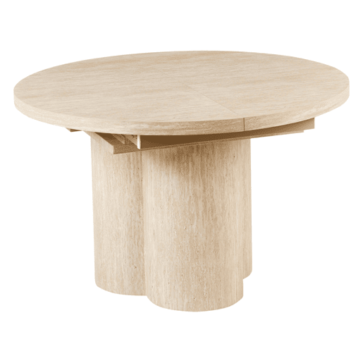 Beliani Mesa de jantar extensível MORAINE