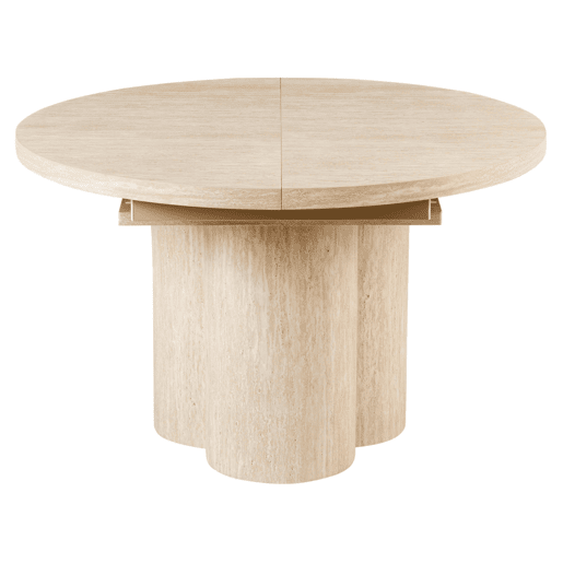 Beliani Mesa de jantar extensível MORAINE