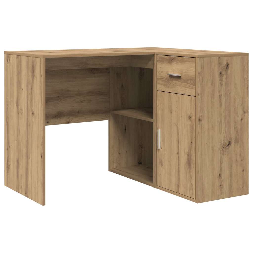Escritorio - mesa de ordenador de esquina 2 pcs roble artisan 102 x 50 x 75 cm