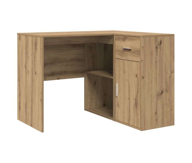 Escritorio - mesa de ordenador de esquina 2 pcs roble artisan 102 x 50 x 75 cm