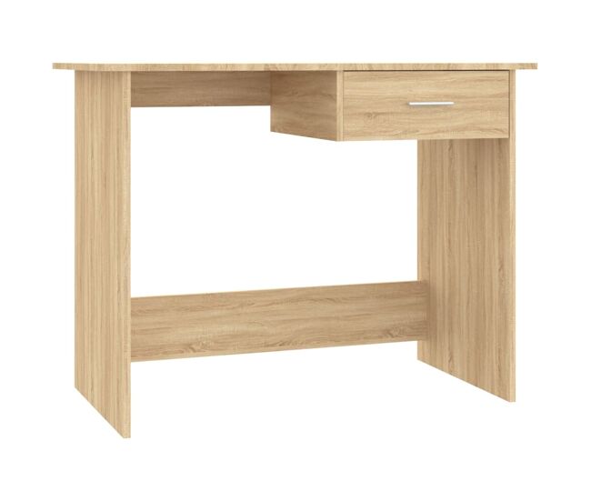Escritorio - mesa de ordenador de aglomerado color roble sonoma 100x50x76 cm