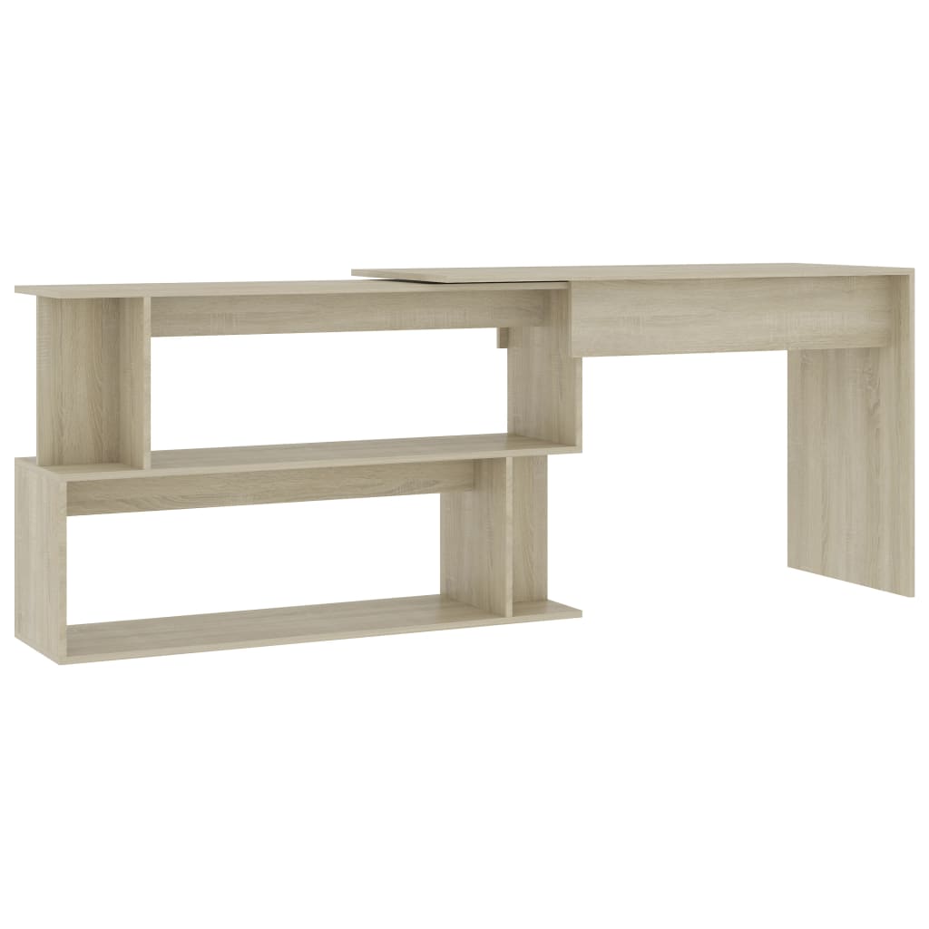Escritorio - Mesa de Ordenador 200x50 Madera Clara