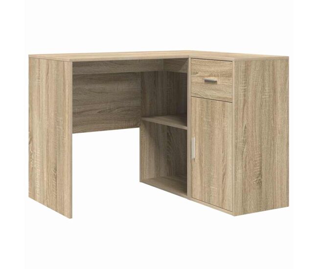 Escritorio - mesa de ordenador de esquina 2 pcs roble sonoma 102 x 50 x 75 cm