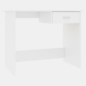 Secretária Escrivaninha de computador - 100x50x76 cm contraplacado branco