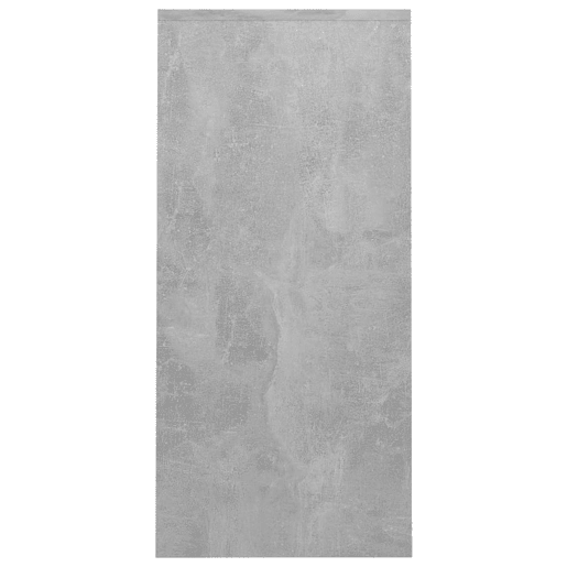 Secretária Escrivaninha de computador - 102,5x35x75 cm derivados de madeira cinzento cimento
