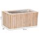 Cesto Rectangular de madera Cesto Rectangular de madera Marrón