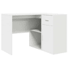 Secretária de canto - Mesa de computador com gaveta 2 pcs Branco 102 x 50 x 75 cm