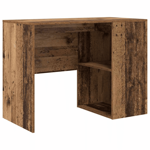 2pcs Secretária de canto - Mesa de computador Madeira antiga 102 x 50 x 75 cm