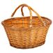 Cesta de mimbre asa abatible Cesta de mimbre asa abatible Marron