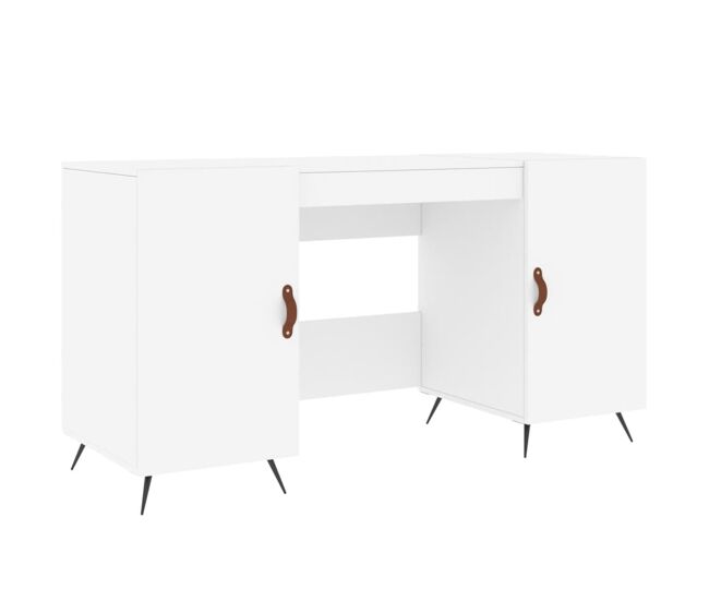 Escritorio - mesa de ordenador madera de ingeniería blanco 140x50x75 cm