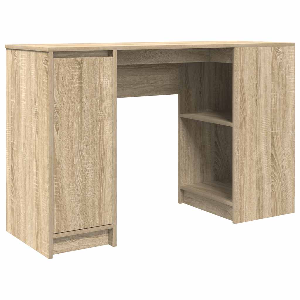 Escritorio - mesa de ordenador roble sonoma 120x42x76 cm madera de ingeniería