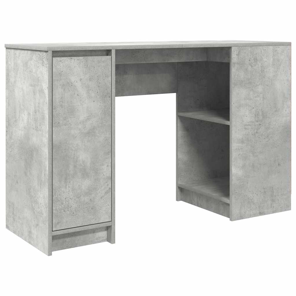 Escritorio - mesa de ordenador gris hormigón 120x42x76 cm madera de ingeniería