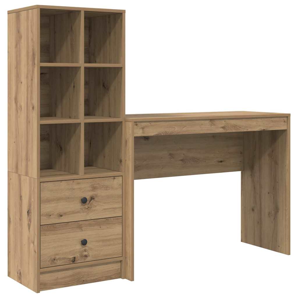 Escritorio - Mesa de Ordenador 100x40 Roble Artisan