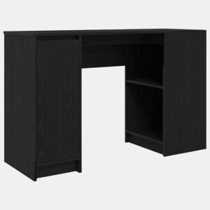 Secretária Escrivaninha de computador - 120x42x76 cm derivados de madeira cor carvalho preto