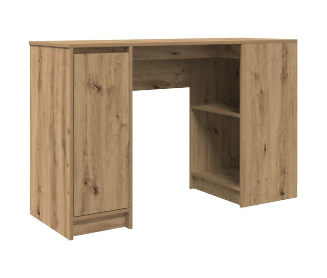 Escritorio - mesa de ordenador roble artisan 120x42x76 cm madera de ingeniería