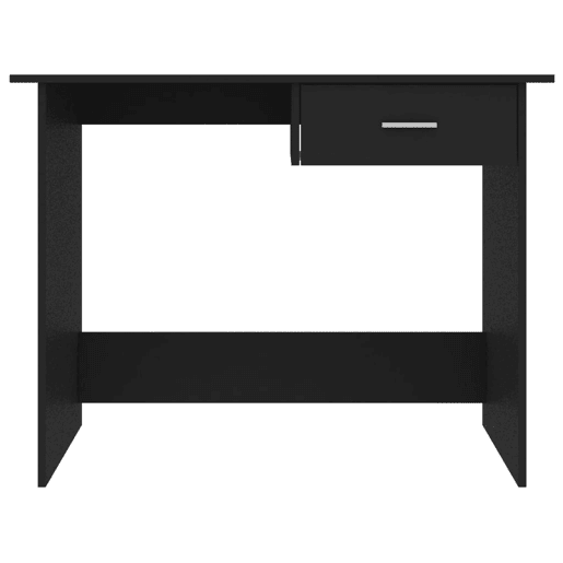 Secretária Escrivaninha de computador - 100x50x76 cm contraplacado preto