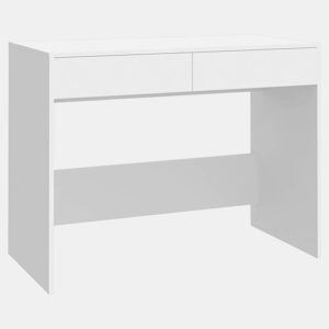 Secretária Escrivaninha de computador - 101x50x76,5 cm derivados de madeira branco