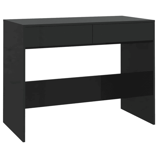 Secretária Escrivaninha de computador - 101x50x76,5 cm derivados de madeira preto