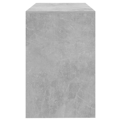 Secretária Escrivaninha de computador - 101x50x76,5 cm derivados de madeira cinza cimento