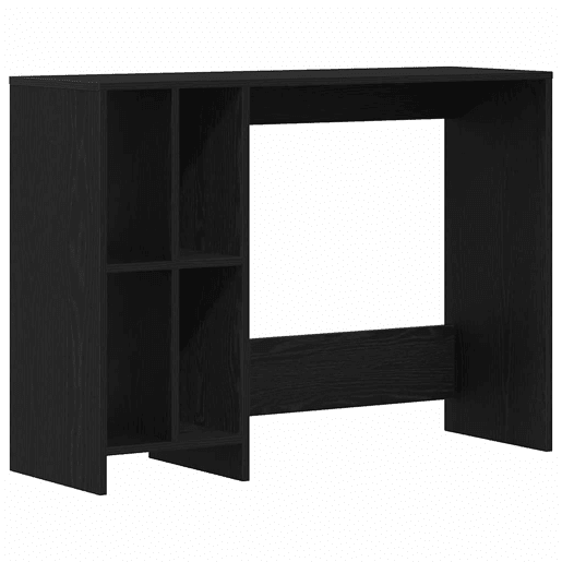 Secretária Escrivaninha de computador - Carvalho Preto 102.5 x 35 x 75 cm Madeira processada
