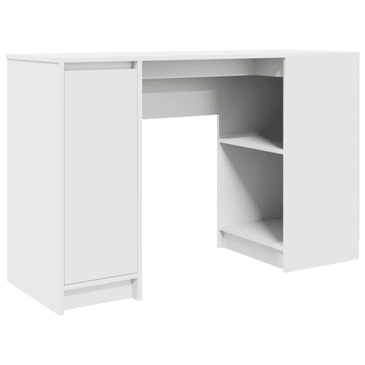 Secretária Escrivaninha de computador - 120x42x76 cm derivados de madeira branco