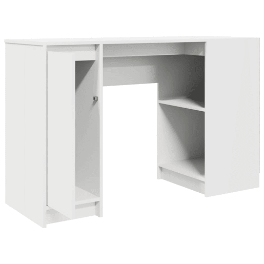 Secretária Escrivaninha de computador - 120x42x76 cm derivados de madeira branco