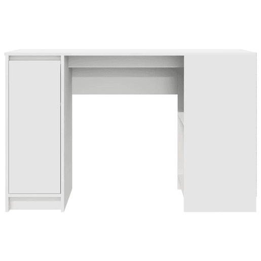 Secretária Escrivaninha de computador - 120x42x76 cm derivados de madeira branco