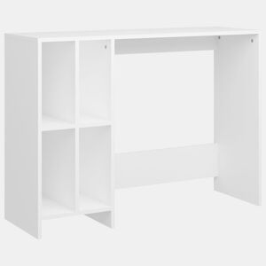 Secretária Escrivaninha de computador - 102,5x35x75 cm derivados de madeira branco