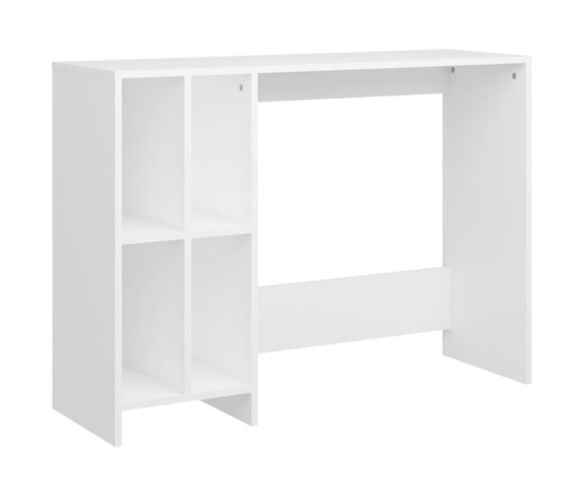 Escritorio - mesa de ordenador notebook madera contrachapada blanco 102,5x35x75 cm