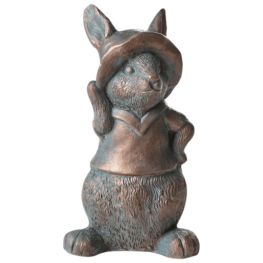 Figura decorativa de jardim KONAKRY Coelho Castanho