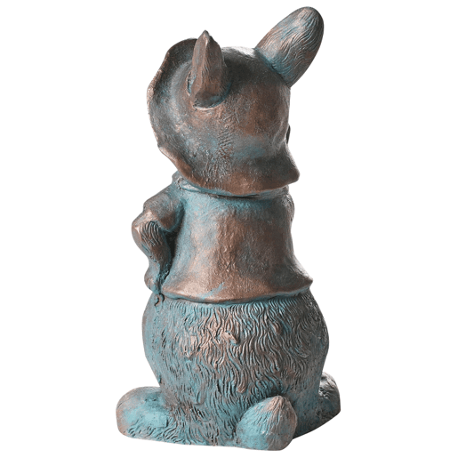 Figura decorativa de jardim KONAKRY Coelho Castanho