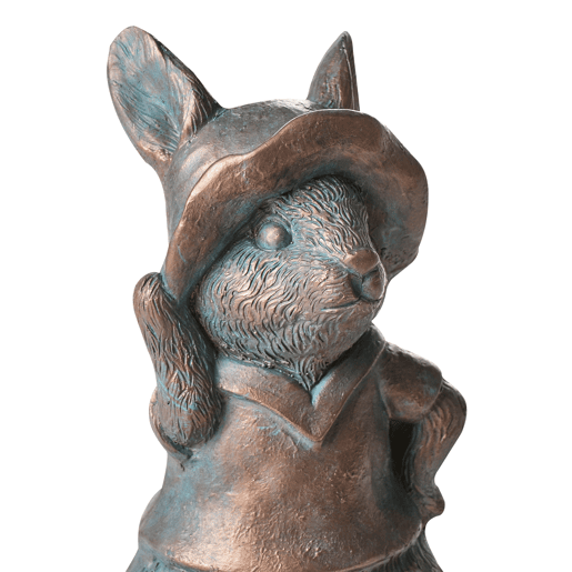 Figura decorativa de jardim KONAKRY Coelho Castanho