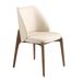 ANGEL CERDA Silla polipiel crema ANGEL CERDA Silla polipiel crema Nogal